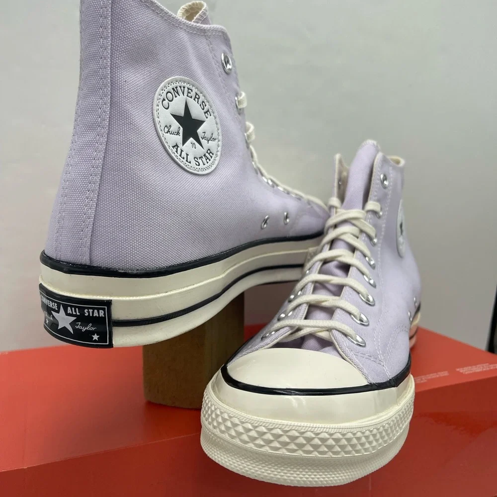 Converse Men’s A02754C CHUCK 70 HI VAPOR VIOLET/EGRET High-Top Sneakers Purple